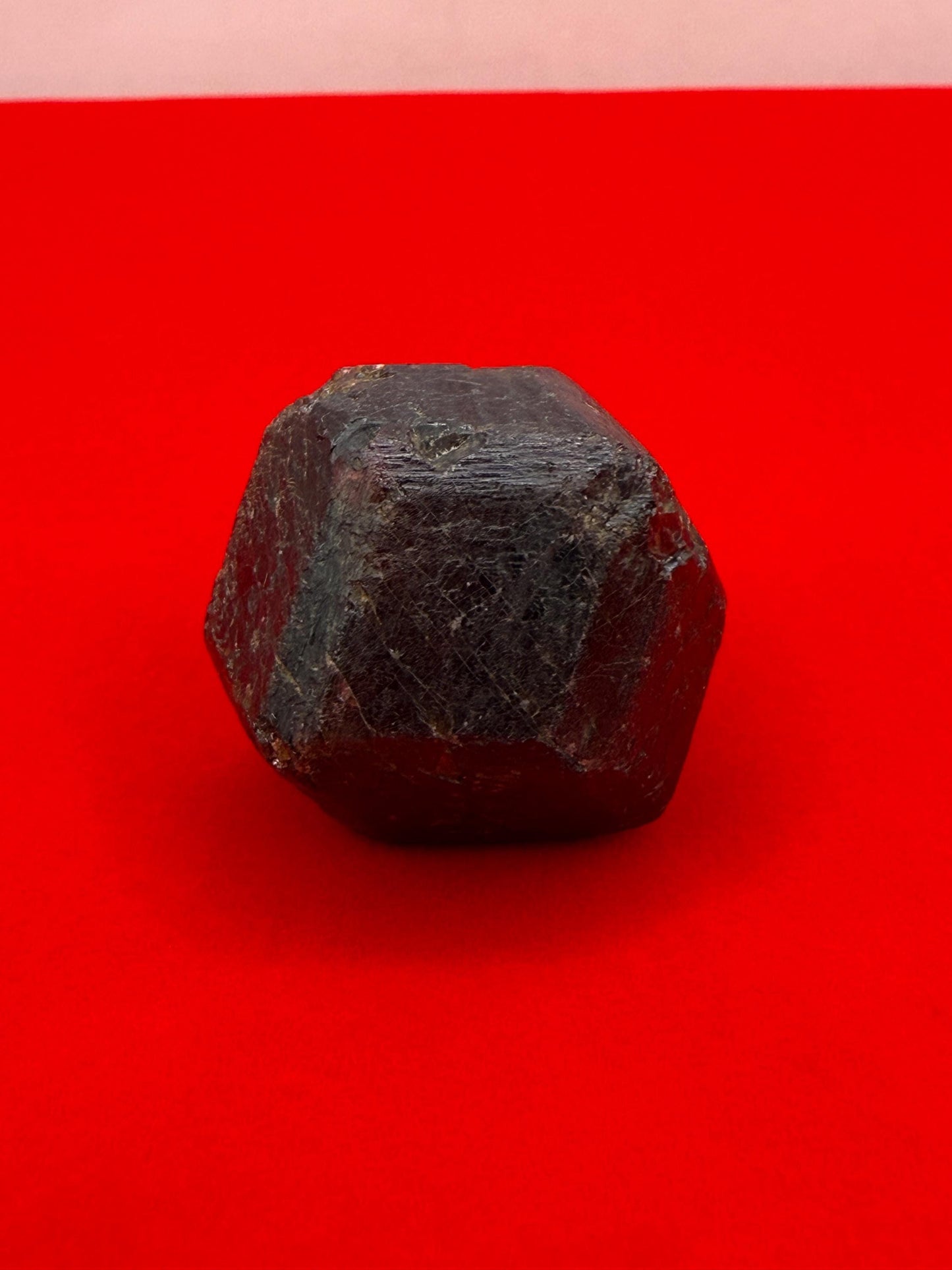 Almandine Garnet, Garnet, Morocco, Natural Garnet, Authentic, Manifestation, Protection, Rock Collection, Dodecahedron, 31.38 grams