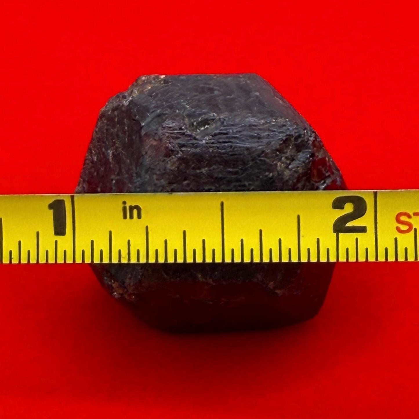 Almandine Garnet, Garnet, Morocco, Natural Garnet, Authentic, Manifestation, Protection, Rock Collection, Dodecahedron, 31.38 grams