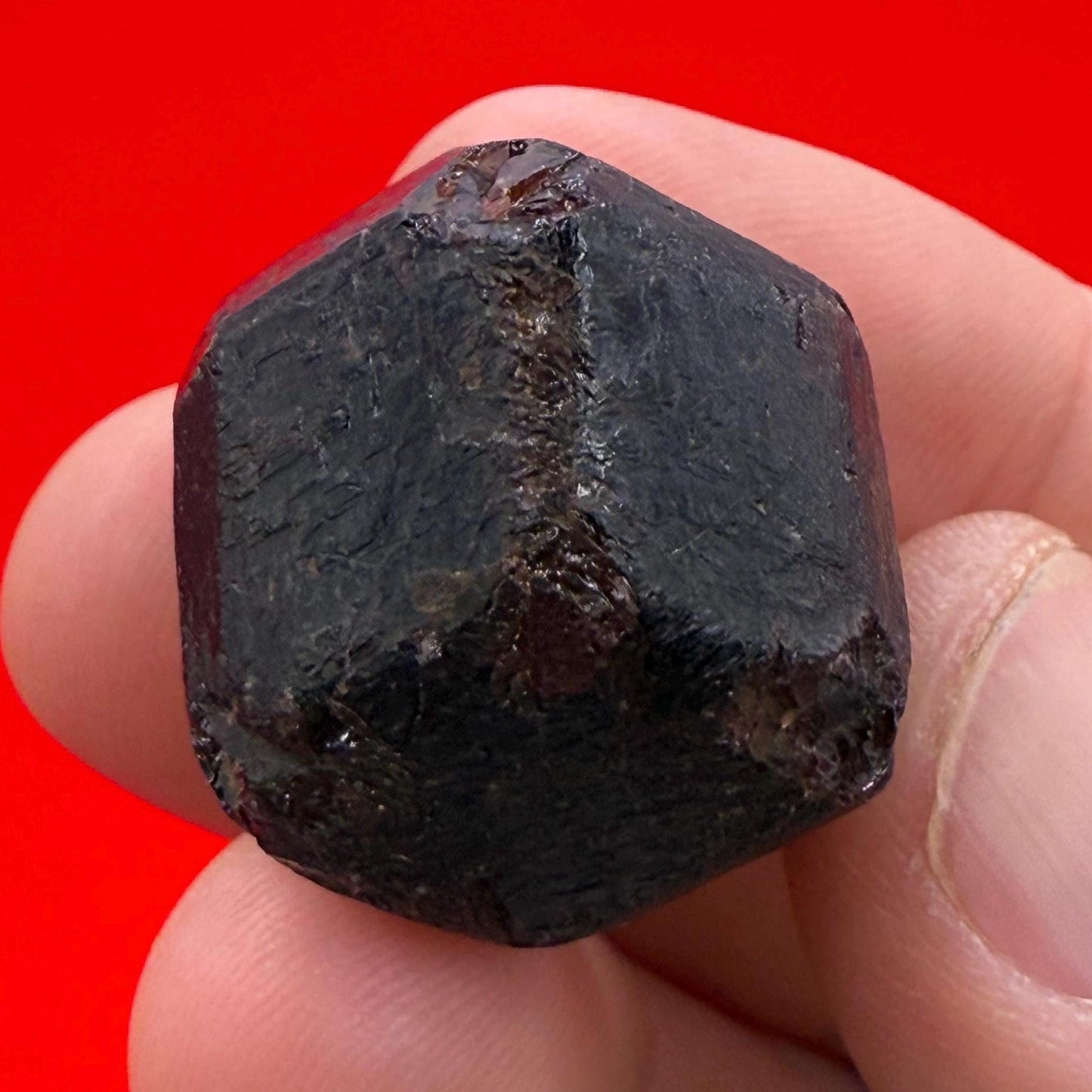 Almandine Garnet, Garnet, Morocco, Natural Garnet, Authentic, Manifestation, Protection, Rock Collection, Dodecahedron, 31.38 grams