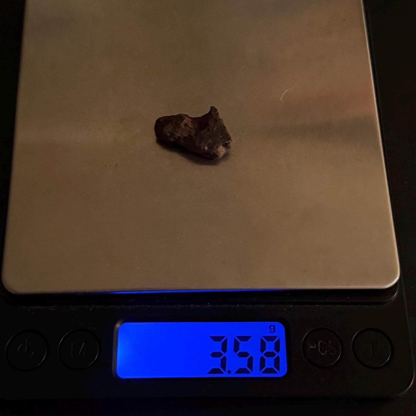 Canyon Diablo Meteorite Specimen, Arizona, 3.58 grams, Rare Meteorite, Iron Meteorite, Astronomy Gift, Space Gift, Energy Work, Meteorite