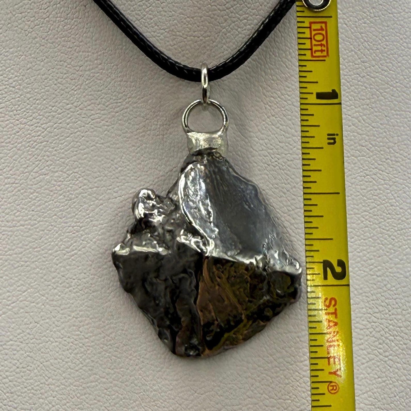 Beautiful Aletai Meteorite Pendant, 23.69 grams, Astronomy Gift, Authentic Meteorite, Meteorite Jewelry, Meteorite Pendant, COA, Space Gift