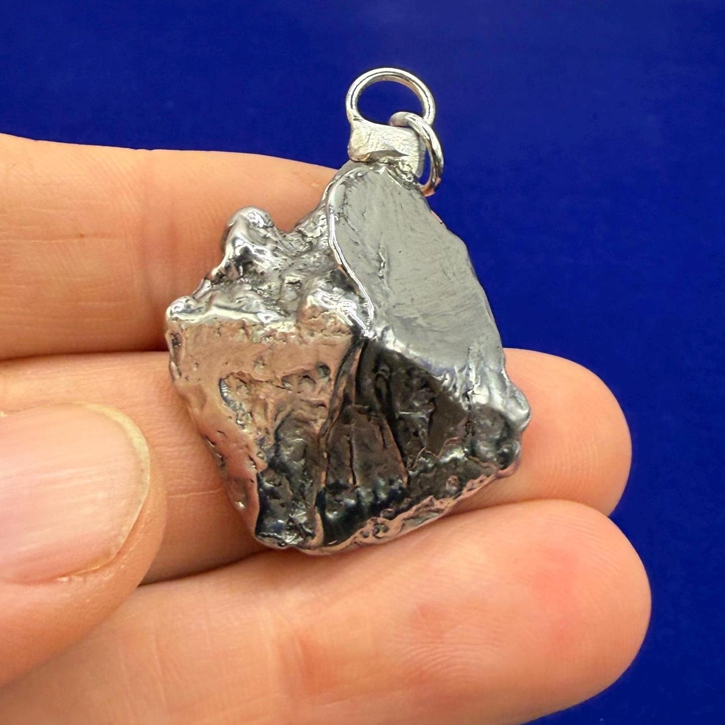 Beautiful Aletai Meteorite Pendant, 23.69 grams, Astronomy Gift, Authentic Meteorite, Meteorite Jewelry, Meteorite Pendant, COA, Space Gift