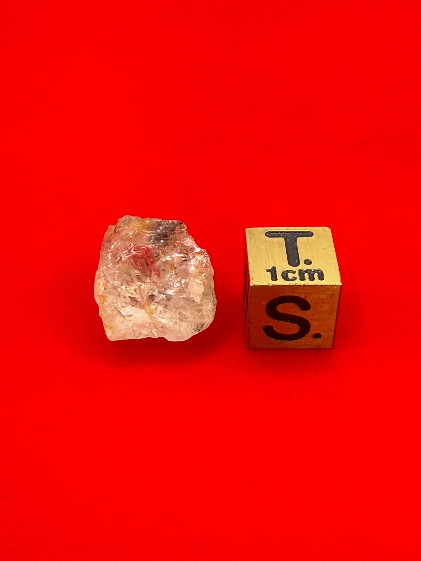 Beautiful Phenacite|Phenakite Crystal, Gold Colored Specks, Authentic Phenacite, Awakening, Brazilian Phenacite, 2.92 grams, 14.6 Carats