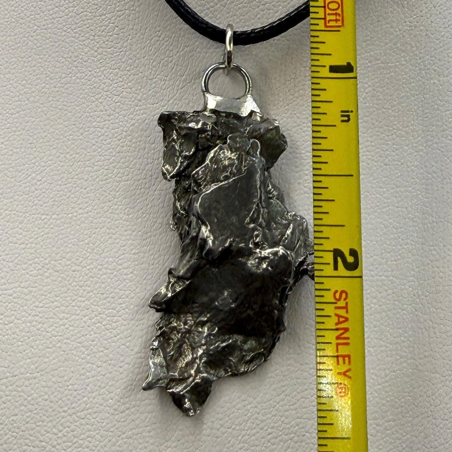 Beautiful Meteorite Campo del Cielo Pendant 13.52 Grams, Astronomy Gift, Authentic Meteorite, Meteorite Jewelry, Meteorite Pendant, COA