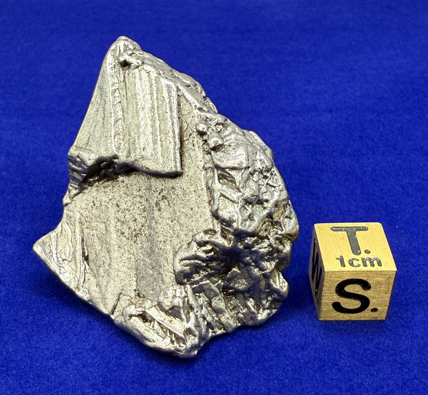 Beautiful Aletai Meteorite Specimen, 97.41 grams, COA, Meteorite Collection, Astronomy Gift, Authentic Iron Meteorite, Space Gift, Space