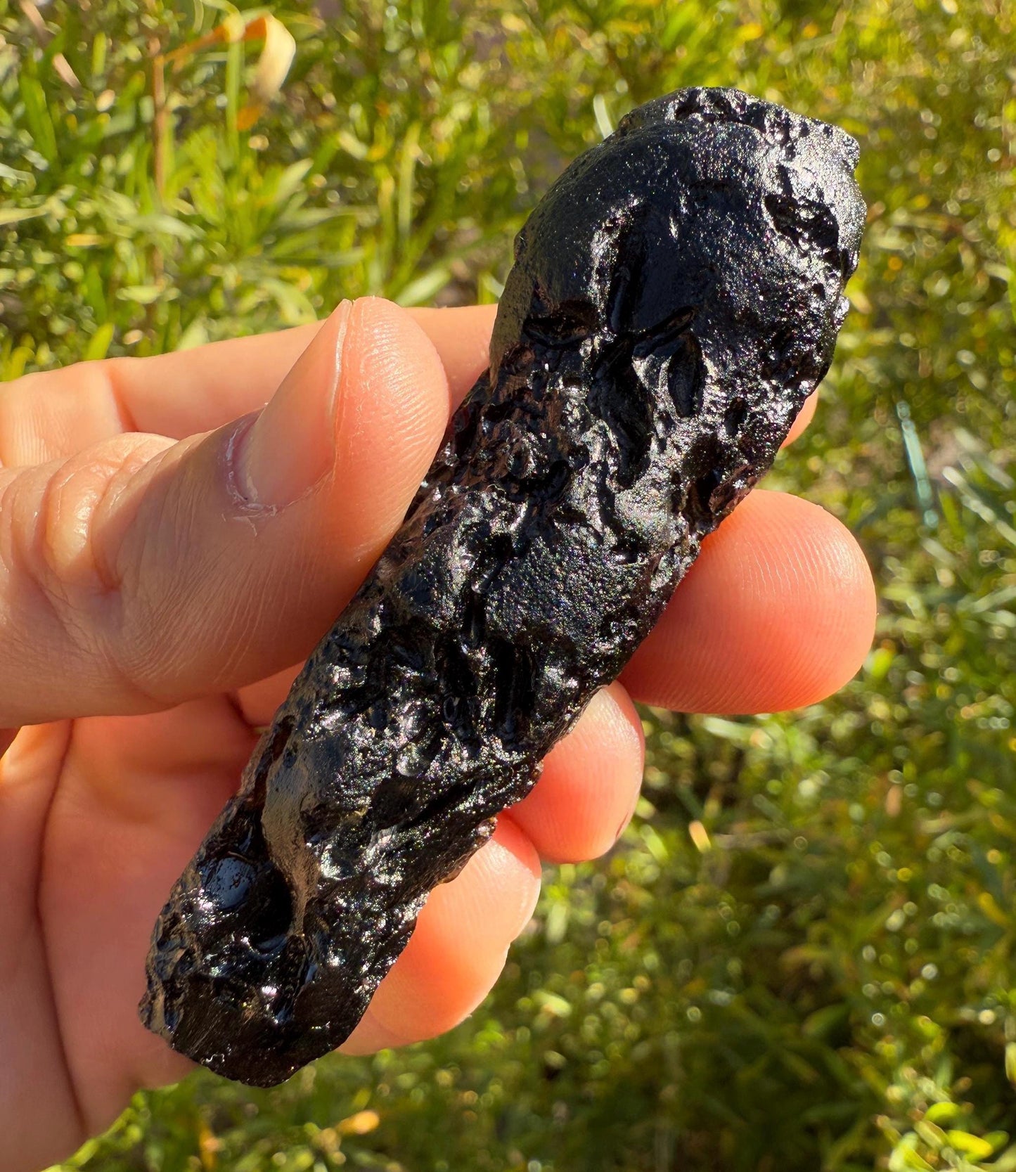 Beautiful Tektite, Indonesia, Indochinite Tektite, Rock Impactite, Reiki, Tektite Collection, 38.75 grams, Astronomy Gift, Tektite, Space Gi
