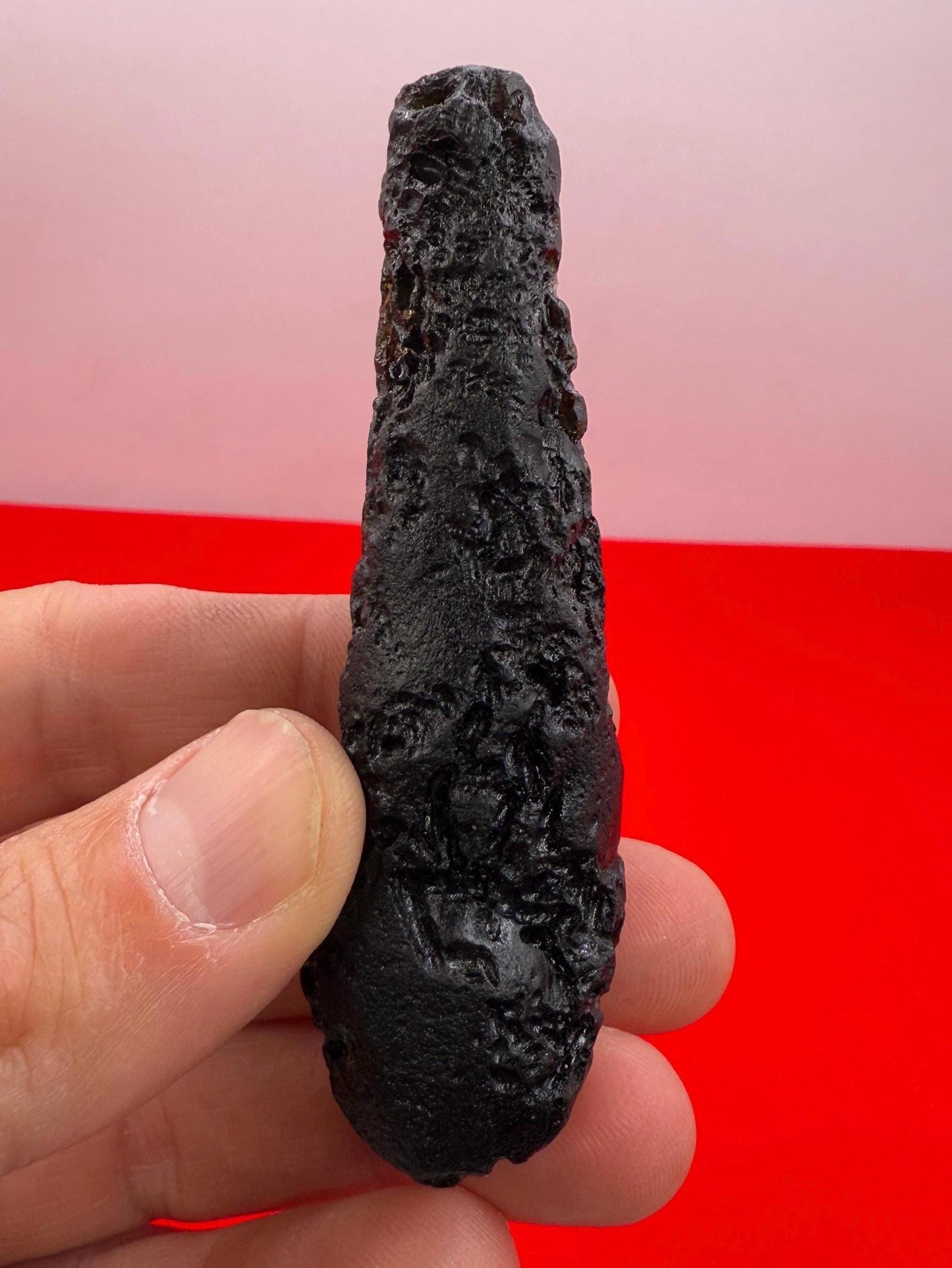 Beautiful Tektite, Indonesia, Indochinite Tektite, Rock Impactite, Reiki, Tektite Collection, 38.75 grams, Astronomy Gift, Tektite, Space Gi