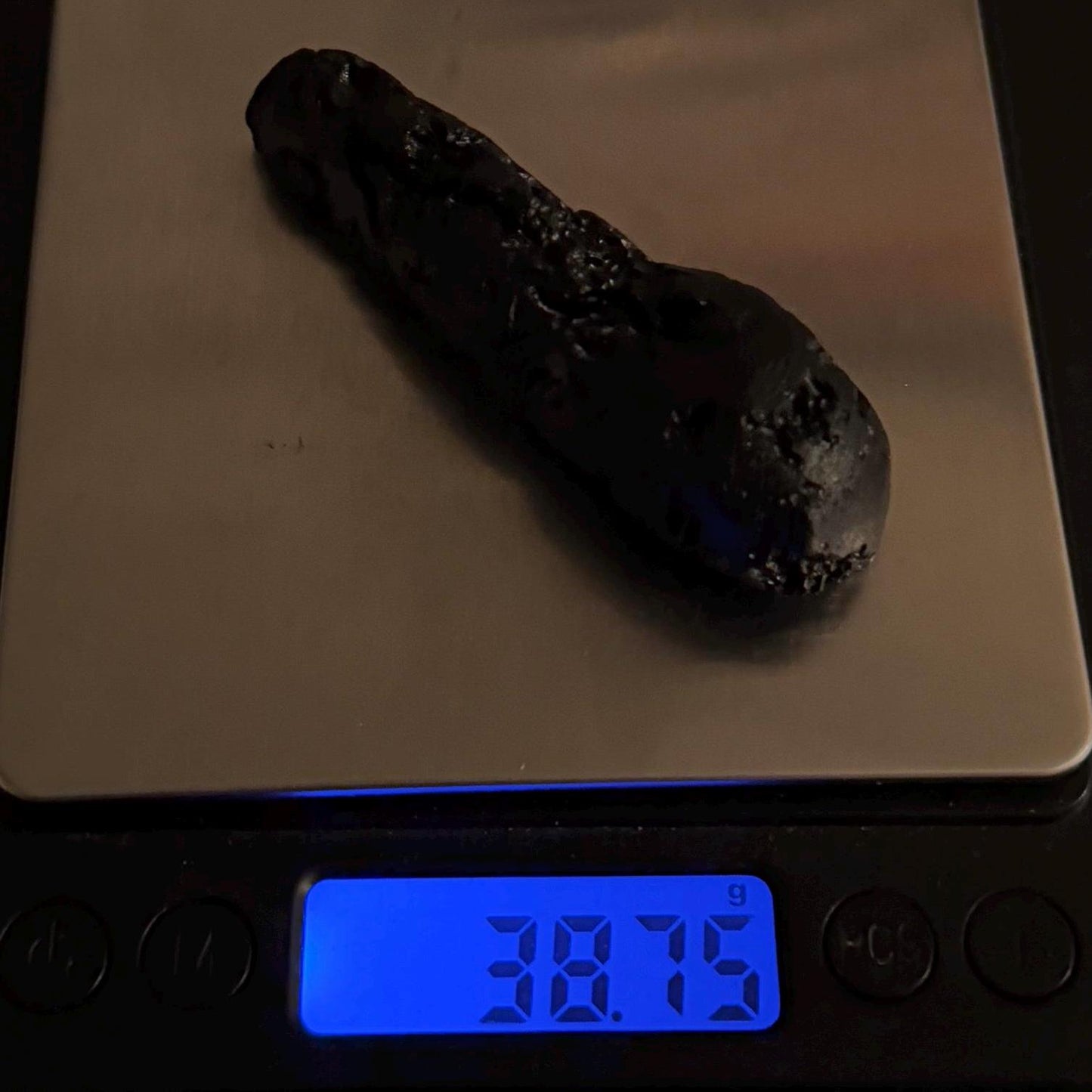 Beautiful Tektite, Indonesia, Indochinite Tektite, Rock Impactite, Reiki, Tektite Collection, 38.75 grams, Astronomy Gift, Tektite, Space Gi