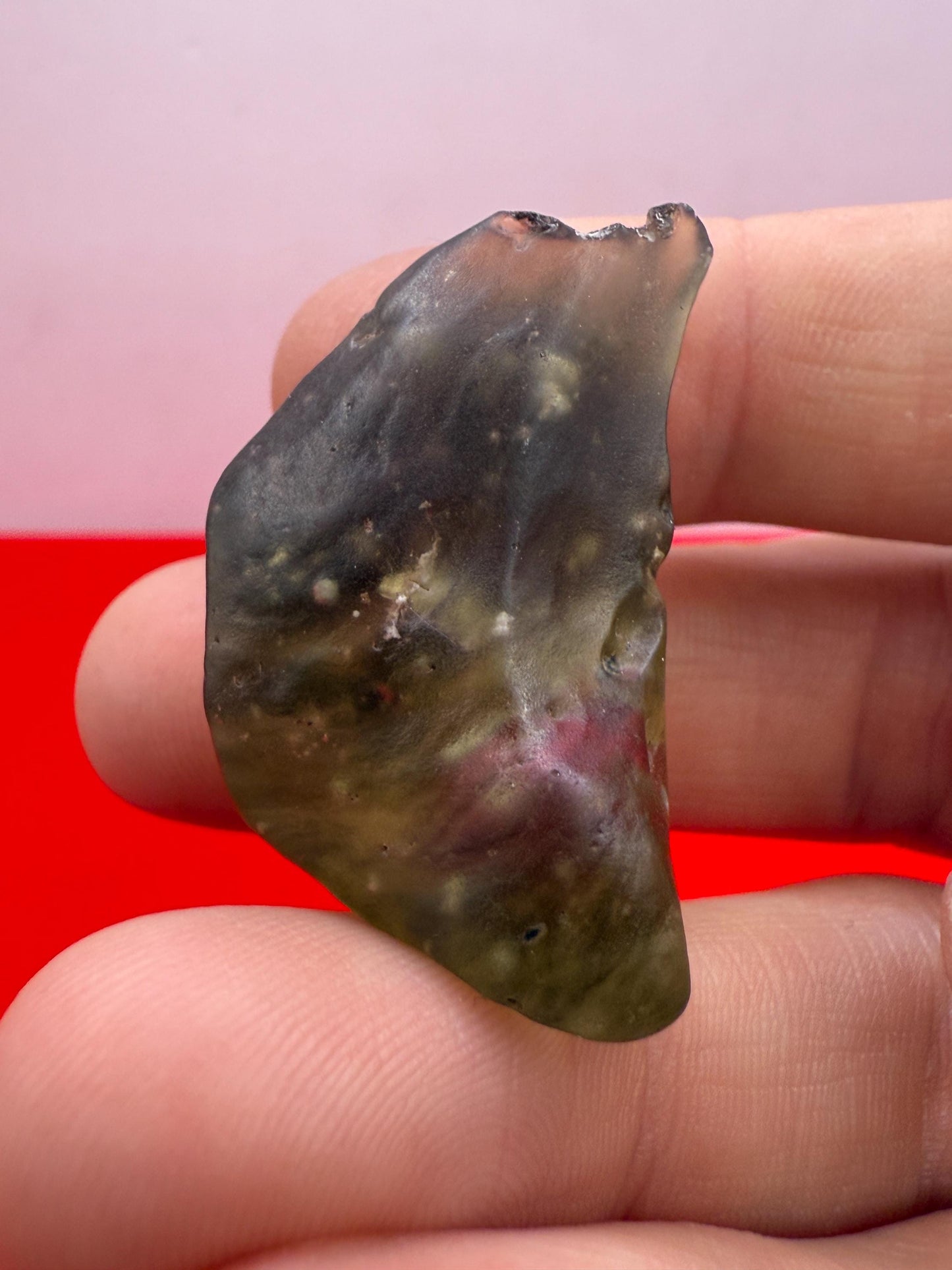 Libyan Desert Glass, Rare Green Color, Reiki, Libyan Gold Tektite, Golden Moldavite, Manifestation, Astronomy Gift, 14.43 grams