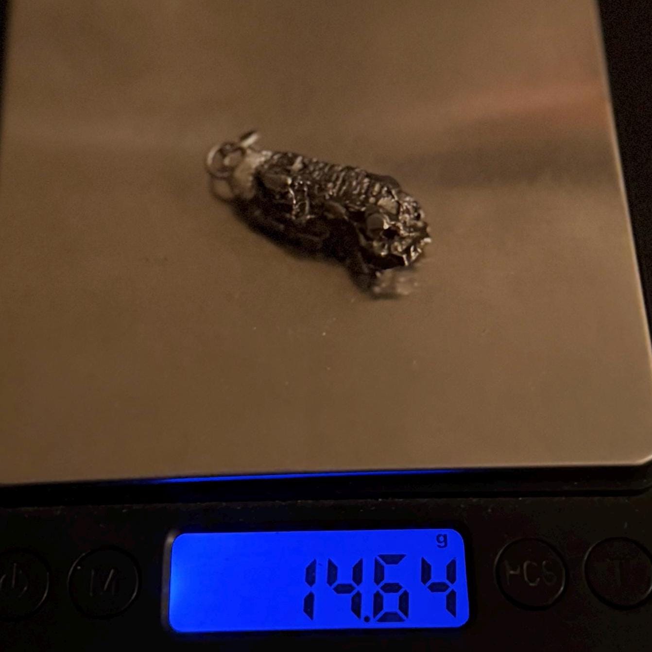 Beautiful Meteorite Campo del Cielo Pendant, 14.64 Grams, Astronomy Gift, Authentic Meteorite, Meteorite Jewelry, Meteorite Pendant, COA