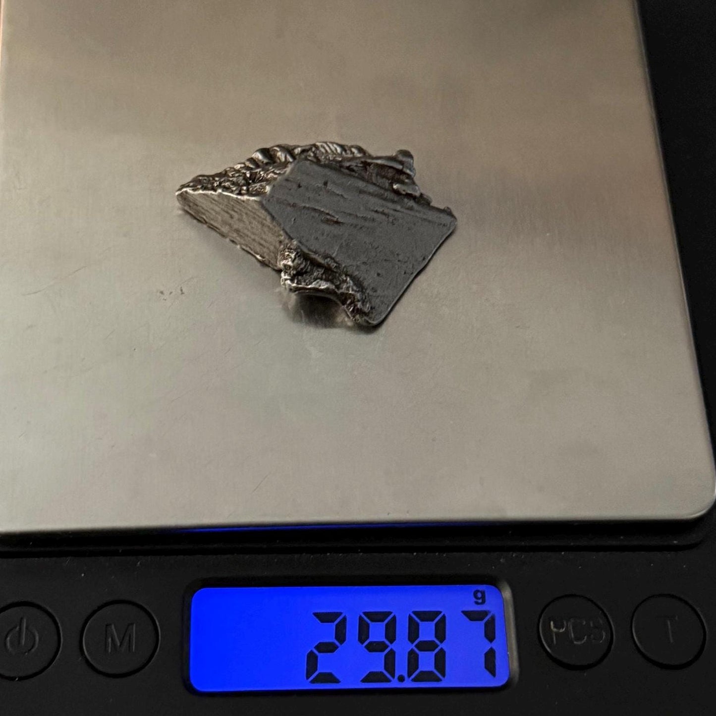 Beautiful Aletai Meteorite Specimen, 29.87 grams, COA, Meteorite Collection, Astronomy Gift, Authentic Iron Meteorite, Space Gift, Space