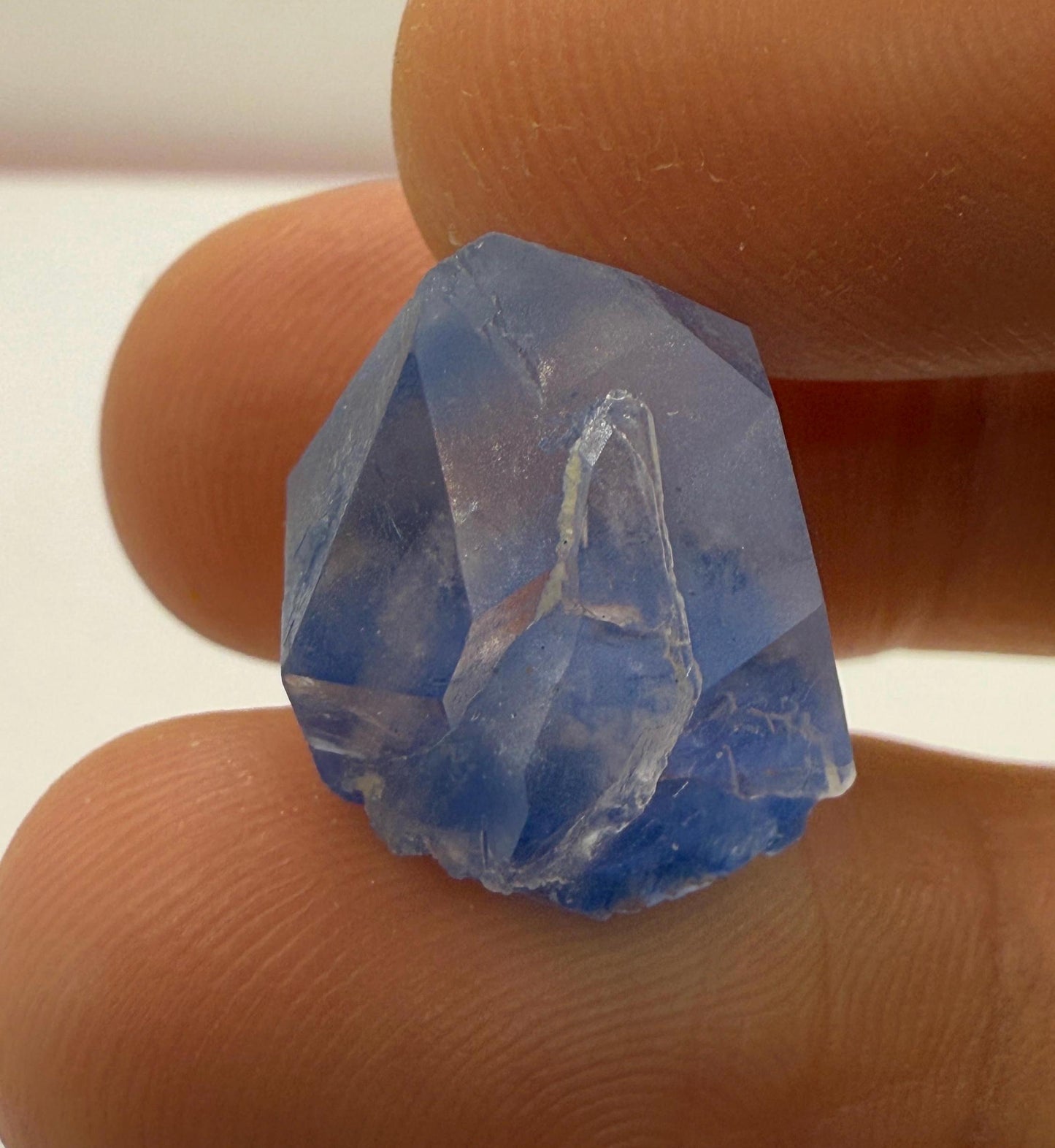 Rare Blue Dumortierite Crystal from Bahia, Brazil, Terminated– 4.28g/21.4ct, Gemstone for Collectors, Meditation, Reiki, Healing Decor
