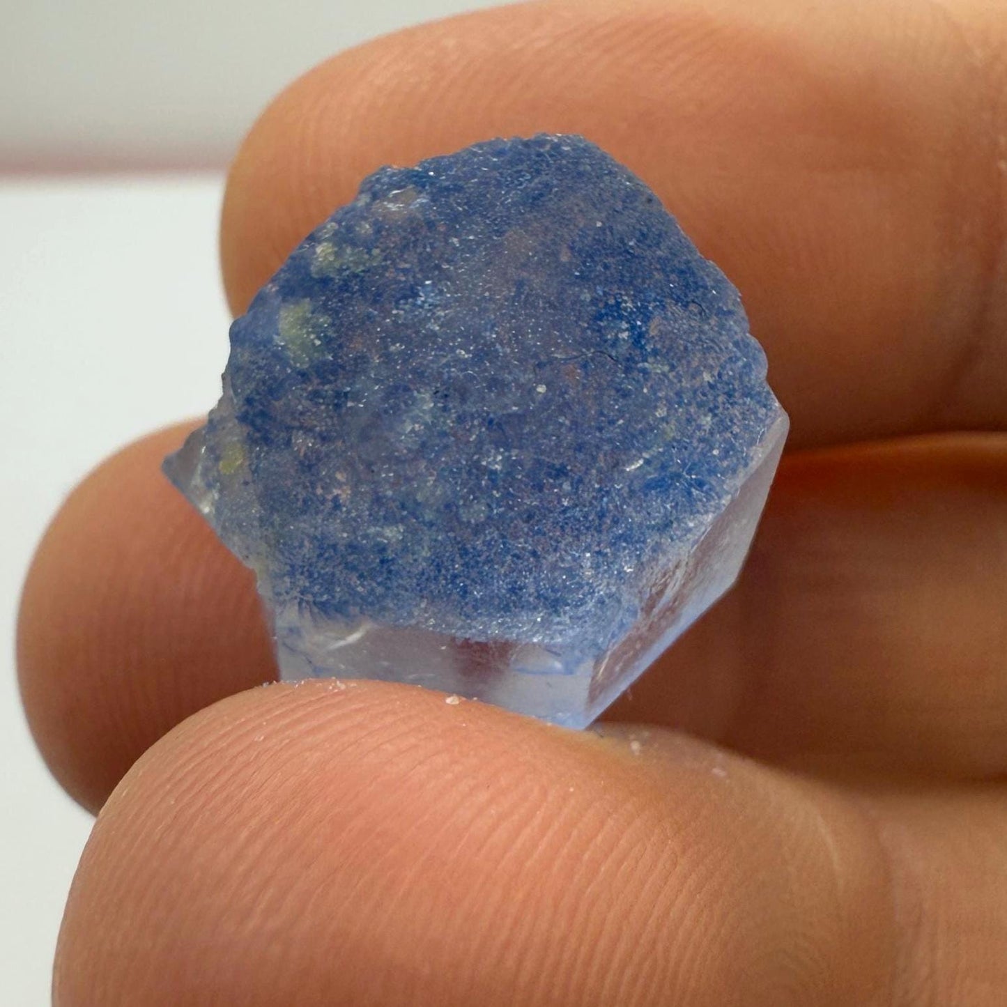 Rare Blue Dumortierite Crystal from Bahia, Brazil, Terminated– 4.28g/21.4ct, Gemstone for Collectors, Meditation, Reiki, Healing Decor