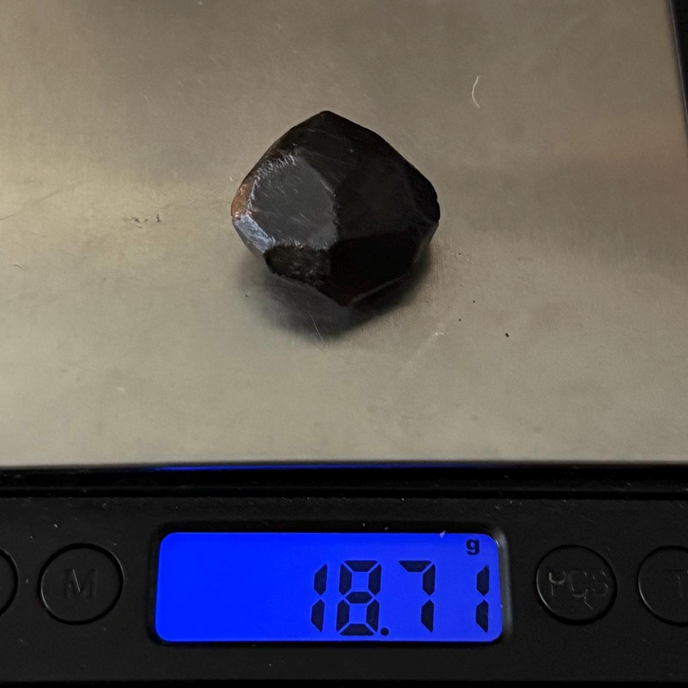 Almandine Garnet, Garnet, Morocco, Natural Garnet, Authentic, Manifestation, Protection, Rock Collection, Dodecahedron, 18.71 grams