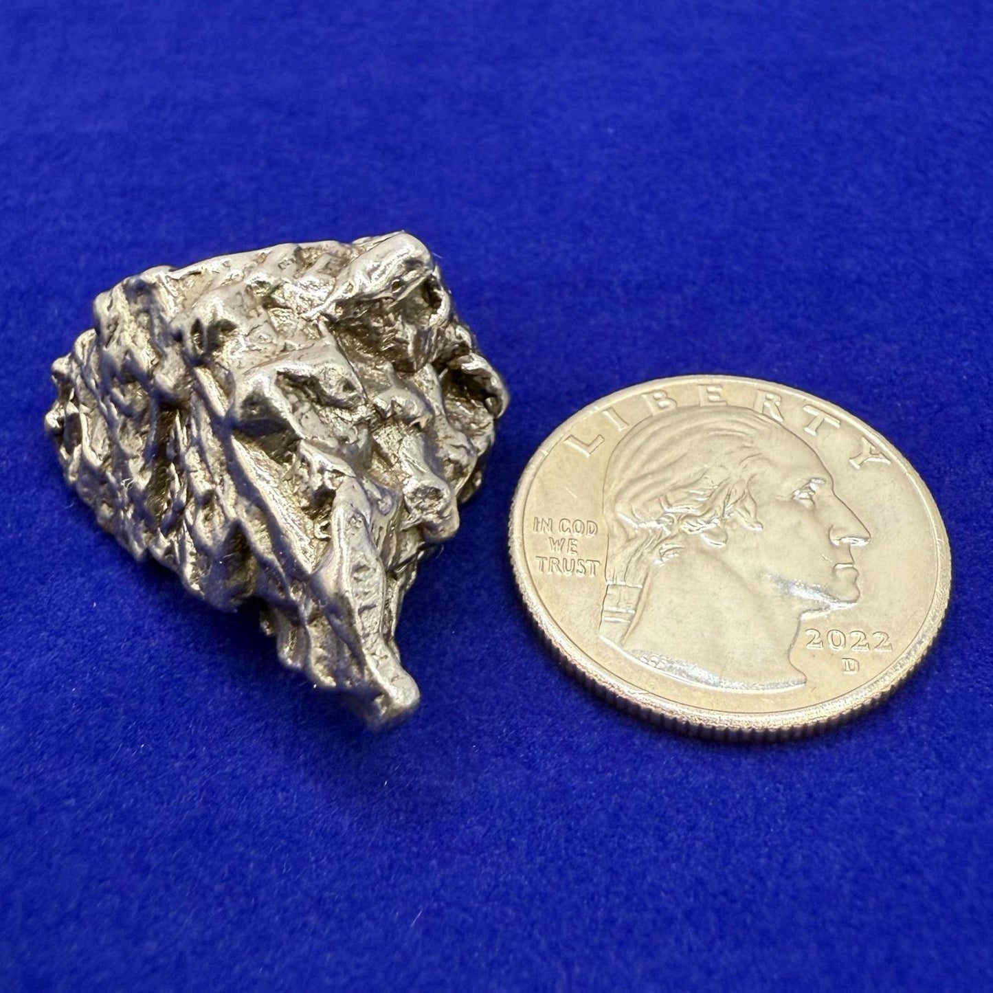 Meteorite Specimen Campo del Cielo 33.22 grams, Iron Meteorite, Astronomy Gift, Space, Moving Piece Meteorite, Space Gift, Space Gift, COA