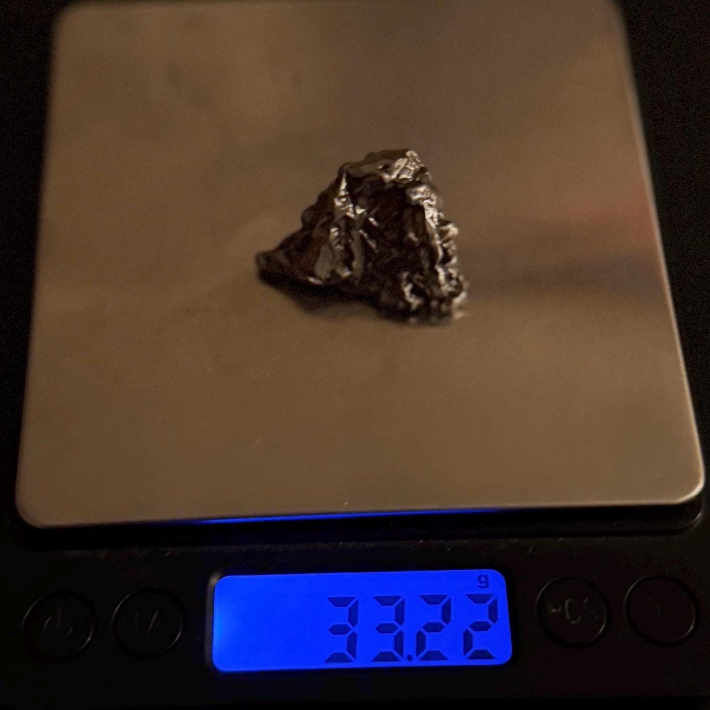 Meteorite Specimen Campo del Cielo 33.22 grams, Iron Meteorite, Astronomy Gift, Space, Moving Piece Meteorite, Space Gift, Space Gift, COA