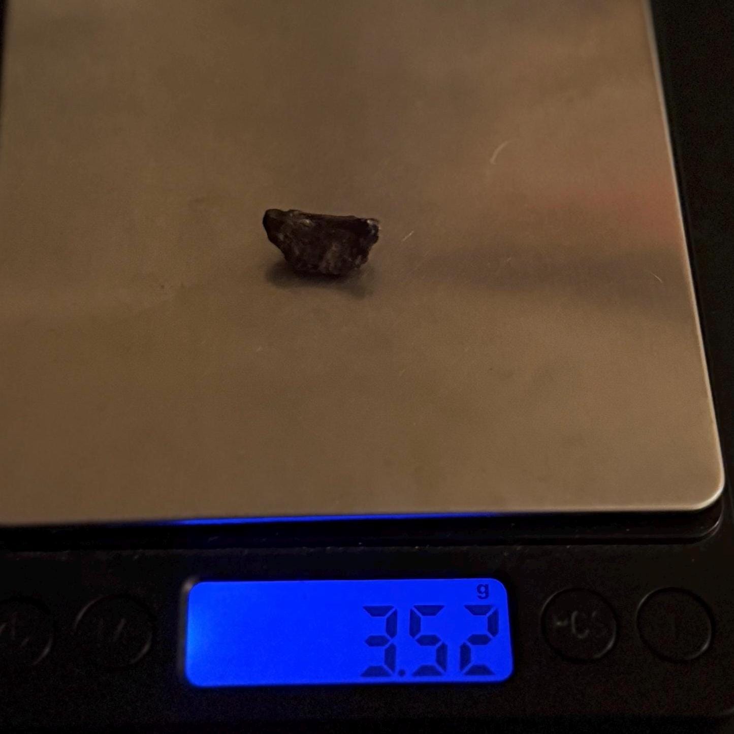 Canyon Diablo Meteorite Specimen, Arizona, 3.52 grams, Rare Meteorite, Iron Meteorite, Astronomy Gift, Space Gift, Energy Work, Meteorite