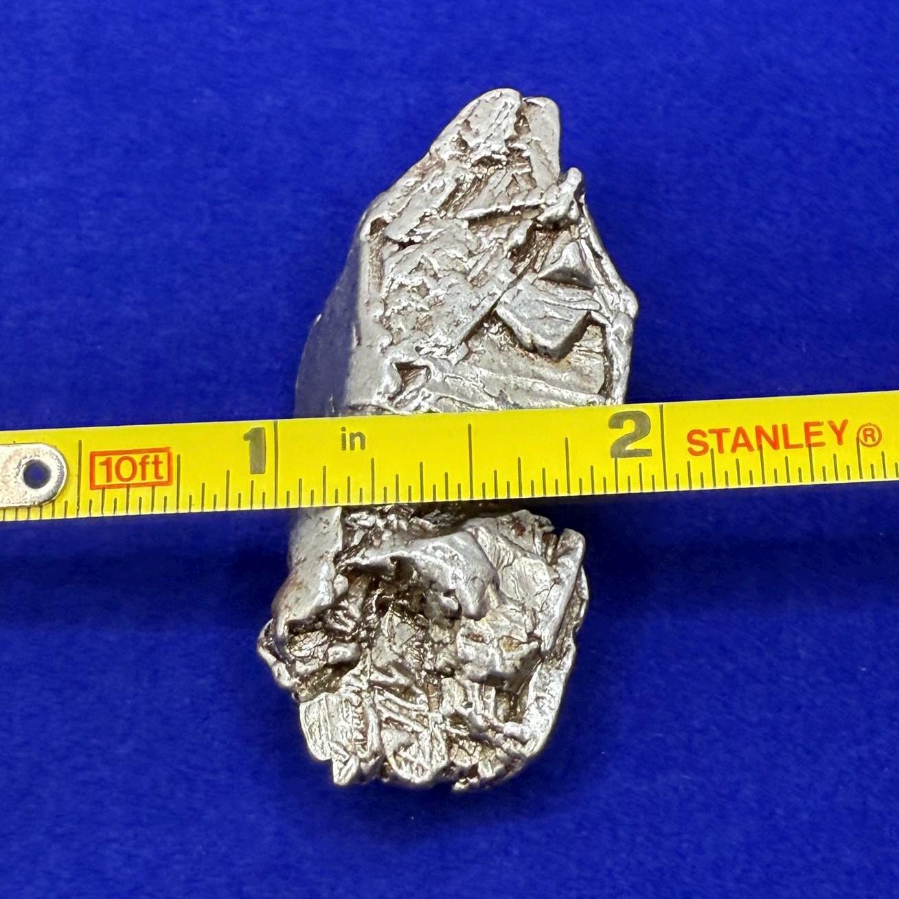 Beautiful Aletai Meteorite Specimen, 51.72 grams, COA, Meteorite Collection, Astronomy Gift, Authentic Iron Meteorite, Space Gift, Space