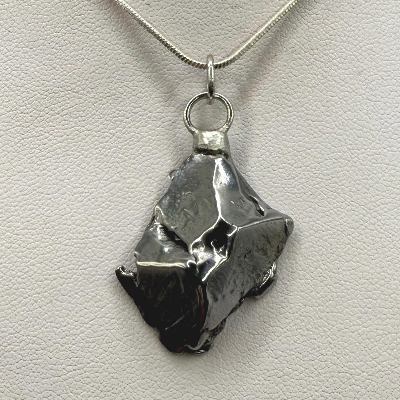Beautiful Aletai Meteorite Pendant, 13.82 grams, Astronomy Gift, Authentic Meteorite, Meteorite Jewelry, Meteorite Pendant, COA, Space Gift