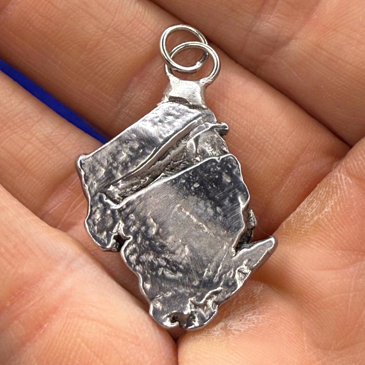 Beautiful Aletai Meteorite Pendant, 13.82 grams, Astronomy Gift, Authentic Meteorite, Meteorite Jewelry, Meteorite Pendant, COA, Space Gift