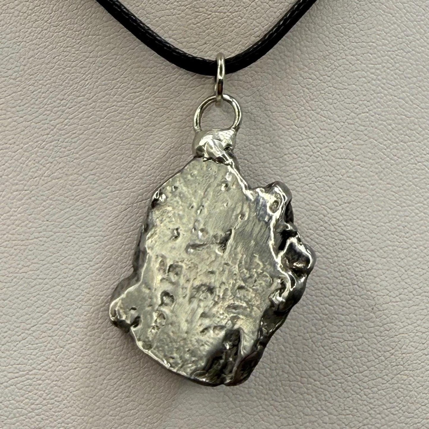 Beautiful Aletai Meteorite Pendant, 23.69 grams, Astronomy Gift, Authentic Meteorite, Meteorite Jewelry, Meteorite Pendant, COA, Space Gift