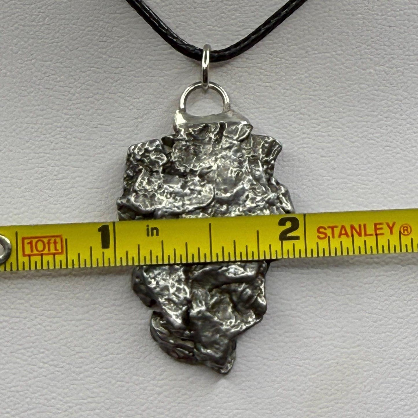 Beautiful Meteorite Campo del Cielo Pendant, 16.99 Grams, Astronomy Gift, Authentic Meteorite, Meteorite Jewelry, Meteorite Pendant, COA