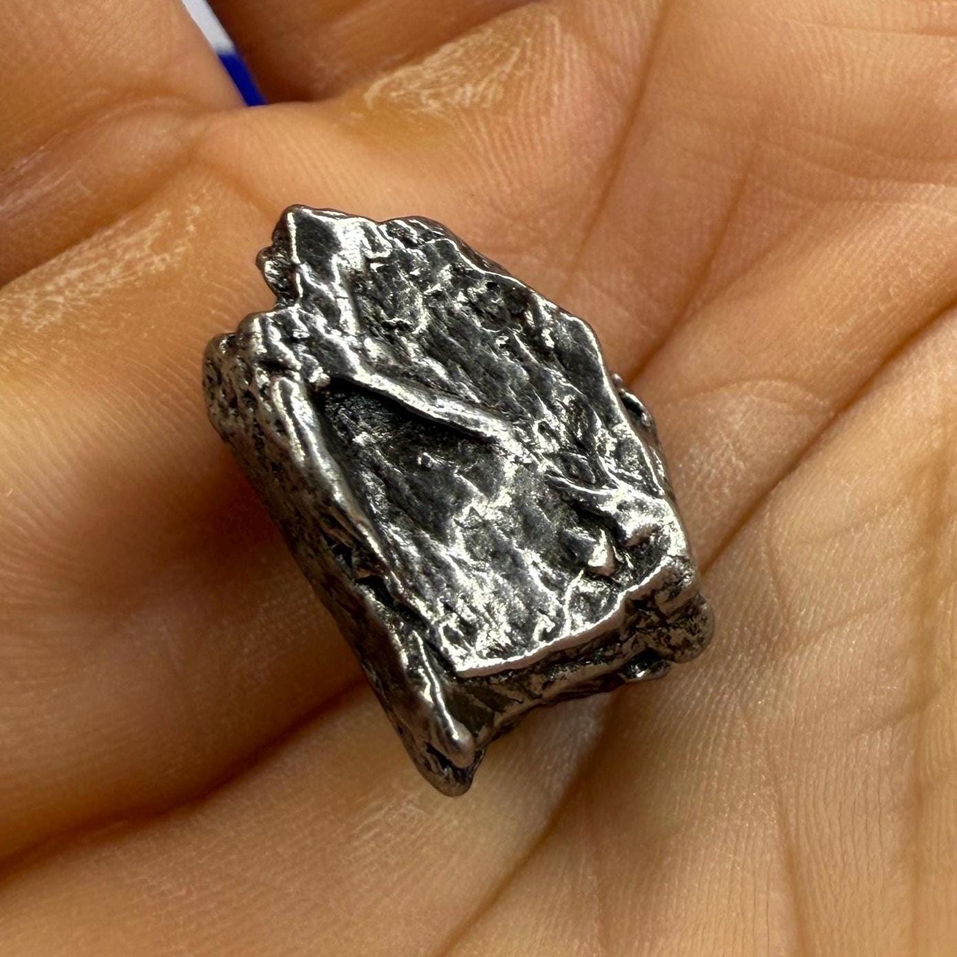 Meteorite Specimen Campo del Cielo 14.30 grams, Office Decor, Astronomy Gift, Space Gift, Iron Paperweight, COA, Iron Meteorite, Meteorite