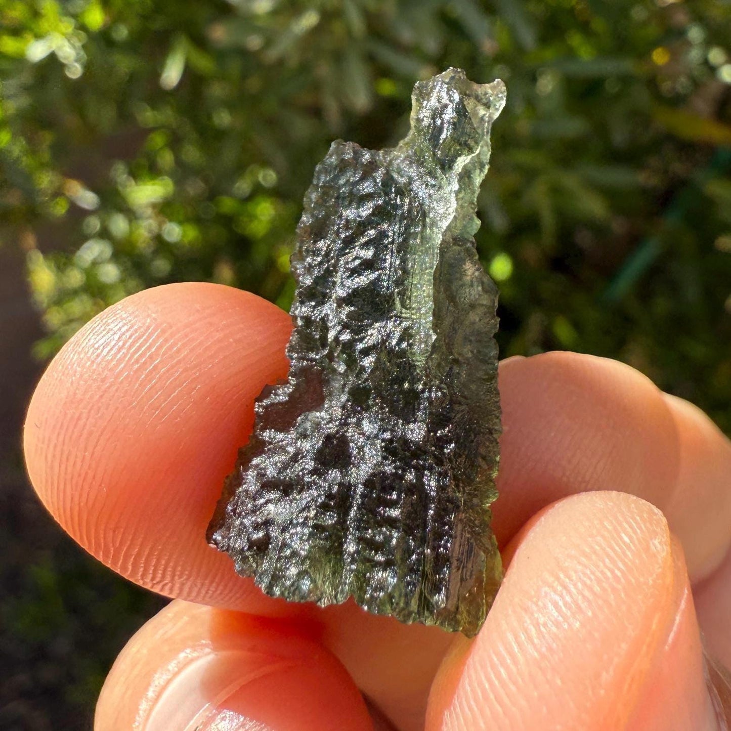 Moldavite Tektite Specimen, High Quality, Transformation, Manifestation, Reiki, Athentic, Moldavite Crystal, 3.17 grams|15.85 carats