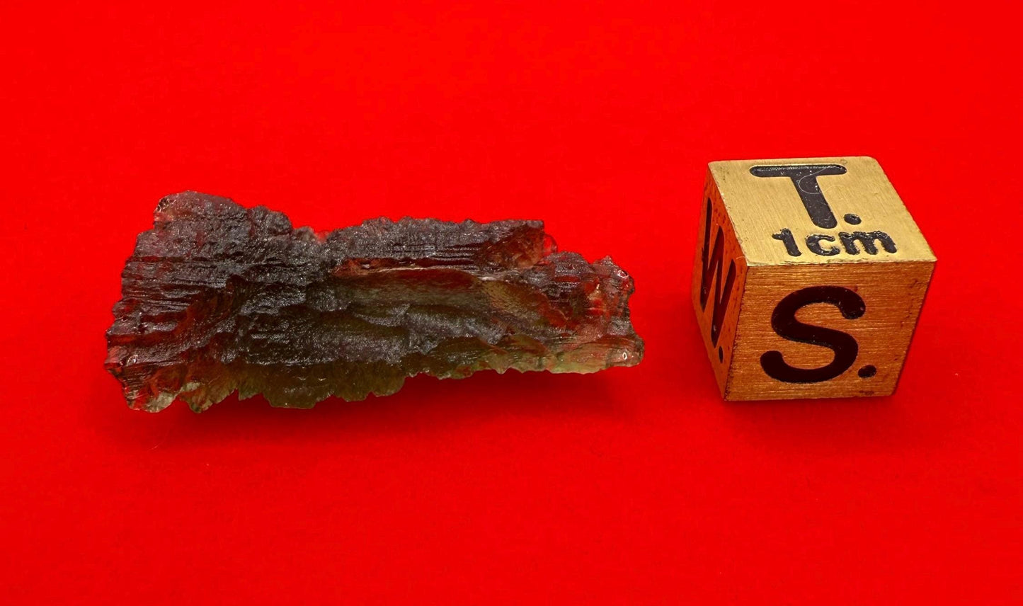 Moldavite Tektite Specimen, High Quality, Transformation, Manifestation, Reiki, Athentic, Moldavite Crystal, 3.17 grams|15.85 carats