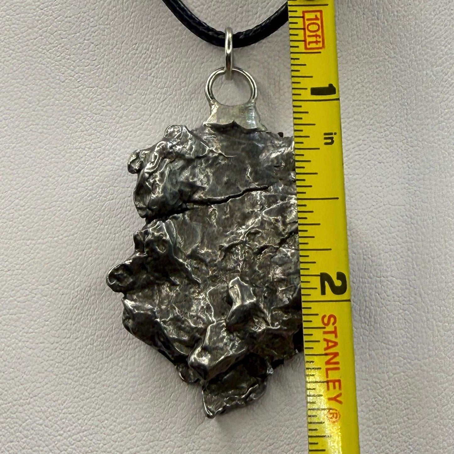 Beautiful Meteorite Campo del Cielo Pendant 20.81 Grams, Astronomy Gift, Authentic Meteorite, Meteorite Jewelry, Meteorite Pendant, COA
