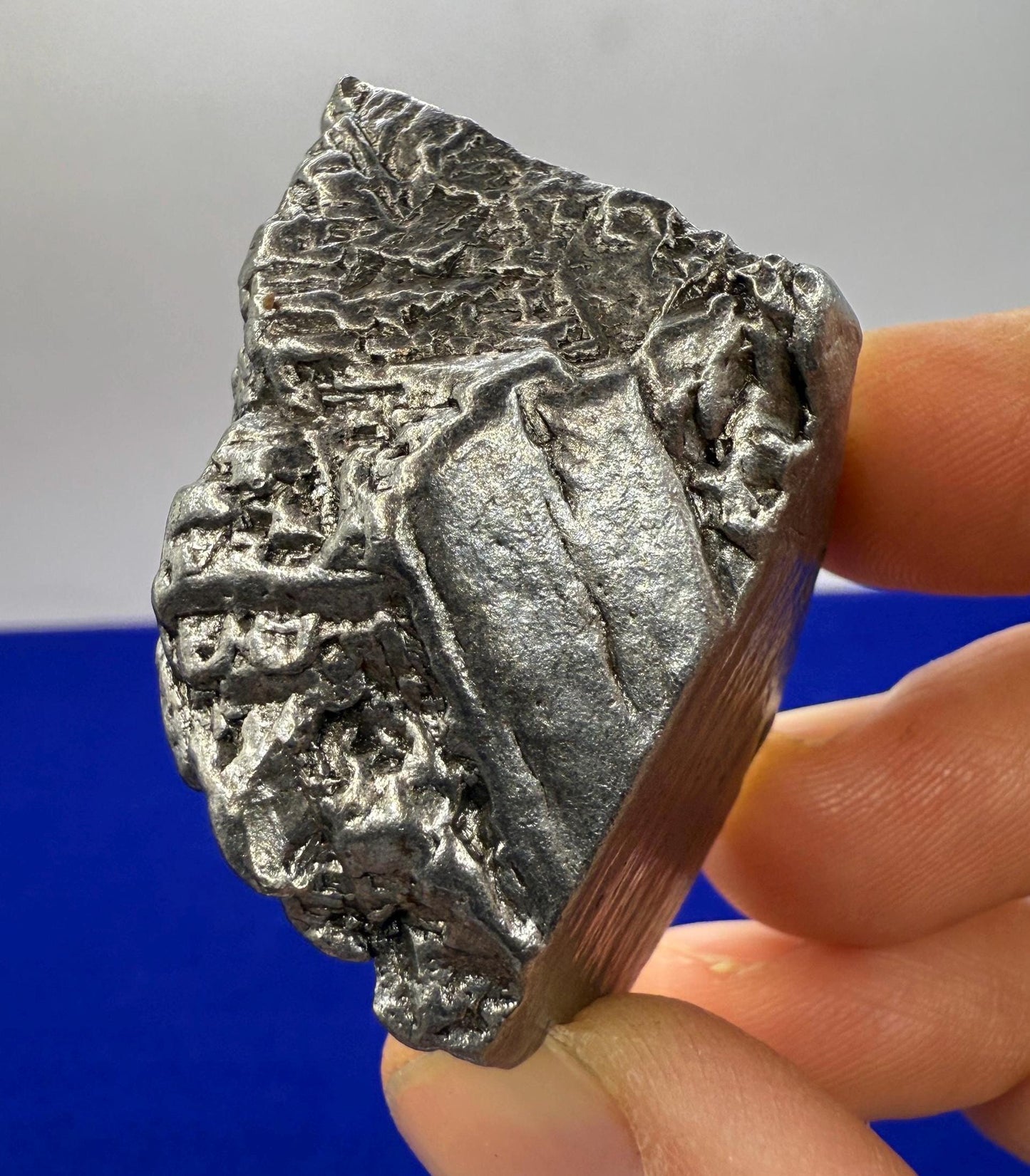 Beautiful Aletai Meteorite Specimen, 97.41 grams, COA, Meteorite Collection, Astronomy Gift, Authentic Iron Meteorite, Space Gift, Space