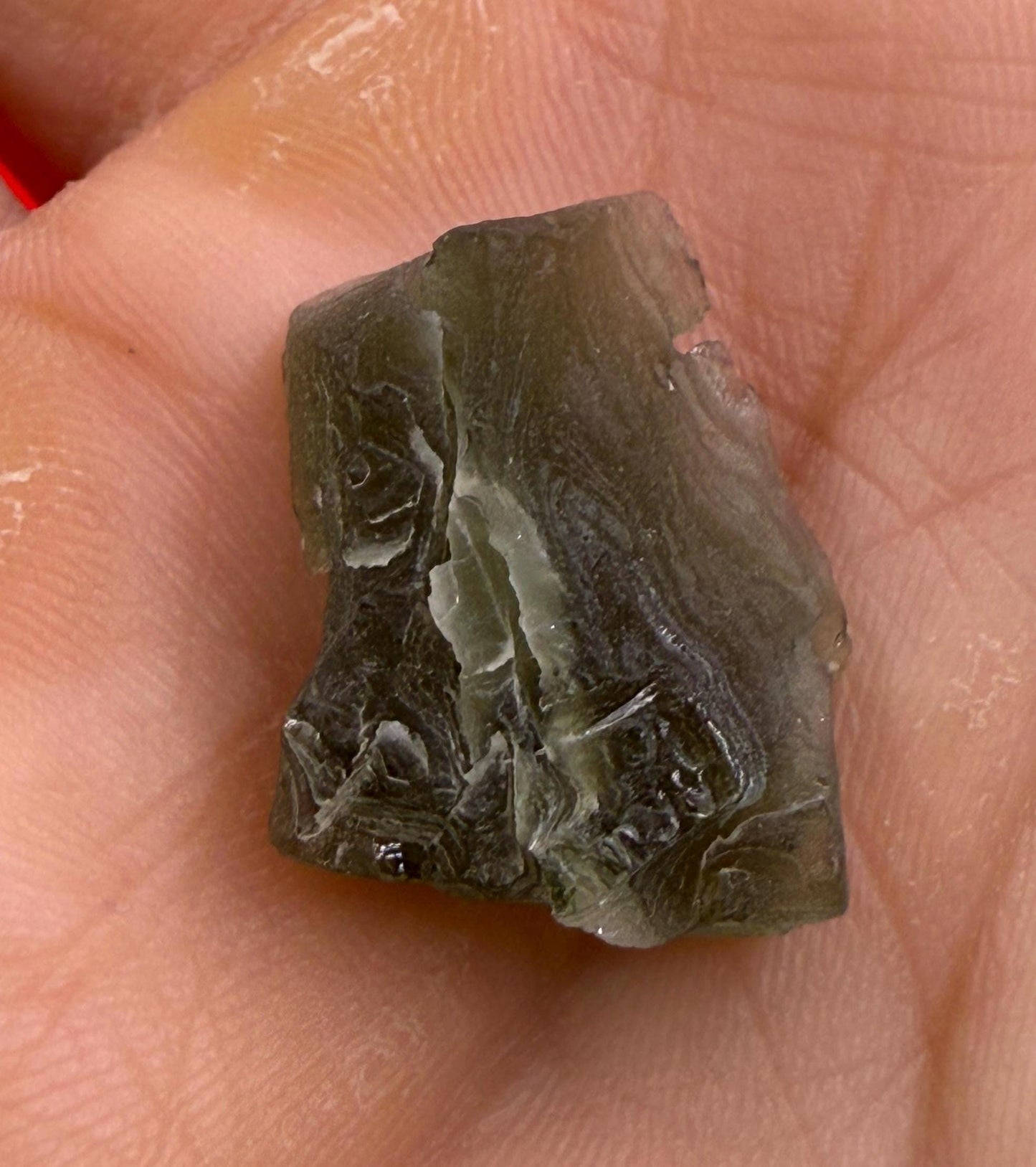 Moldavite Tektite Specimen, High Quality, Transformation, Manifestation, Reiki, Authentic Moldavite Specimen, 1.66 grams|8.3 carats