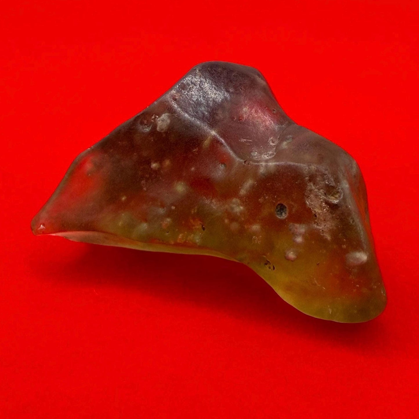 Libyan Desert Glass, Rare Green Color, Reiki, Libyan Gold Tektite, Golden Moldavite, Manifestation, Astronomy Gift, 14.43 grams