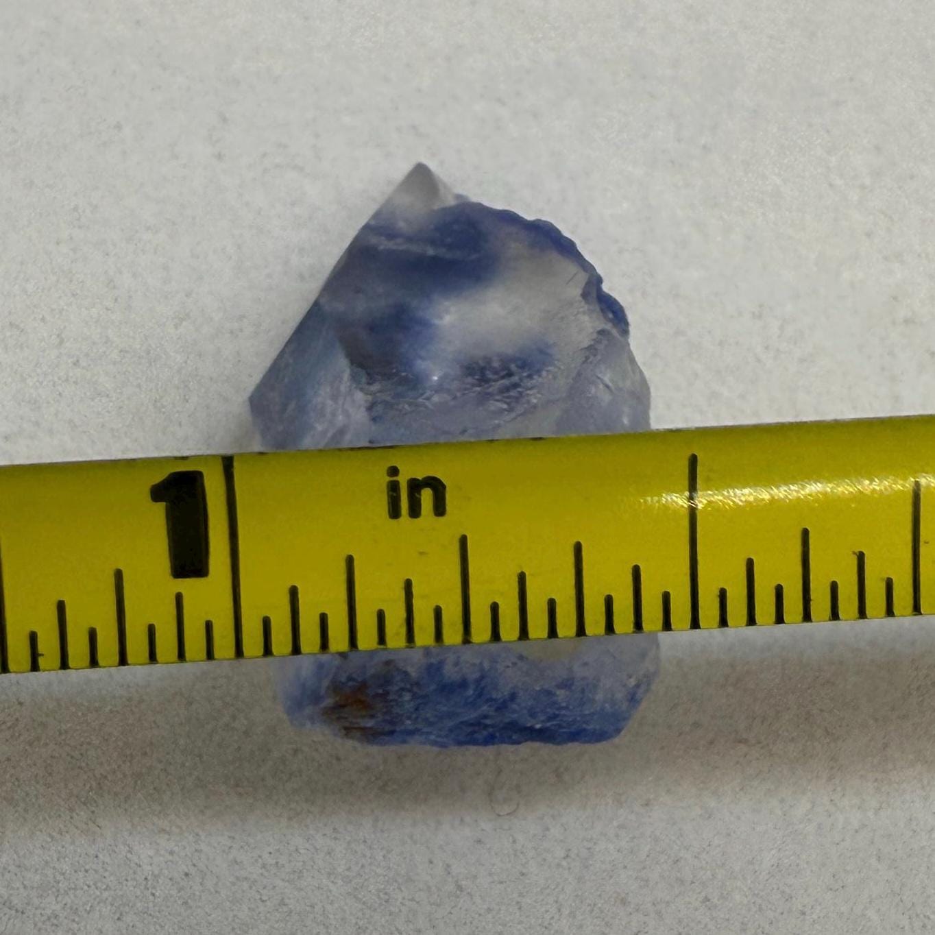 Rare Blue Dumortierite Crystal from Bahia, Brazil, Terminated– 4.43g/22.15ct, Gemstone for Collectors, Meditation, Reiki, Healing Decor