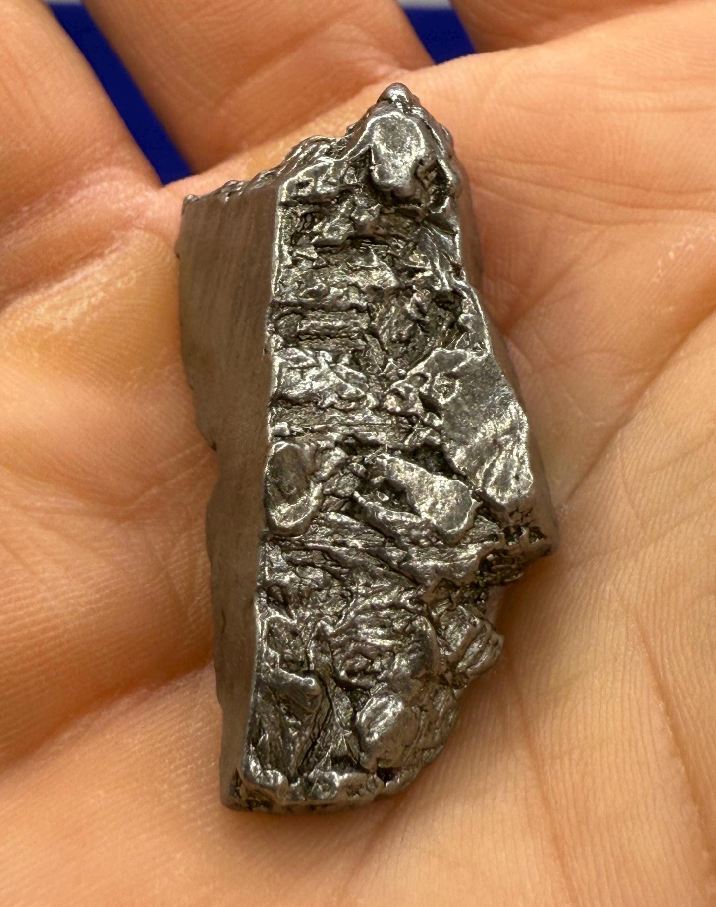 Beautiful Aletai Meteorite Specimen, 38.07 grams, COA, Meteorite Collection, Astronomy Gift, Authentic Iron Meteorite, Space Gift, Space