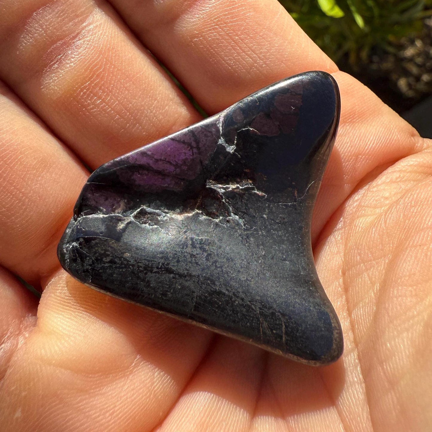 Sugalite Specimen, Polished Sugalite, Rare Sugalite, Inner Peace, South African, Reiki Energy Work, Authentic Sugalite, 18.34 grams
