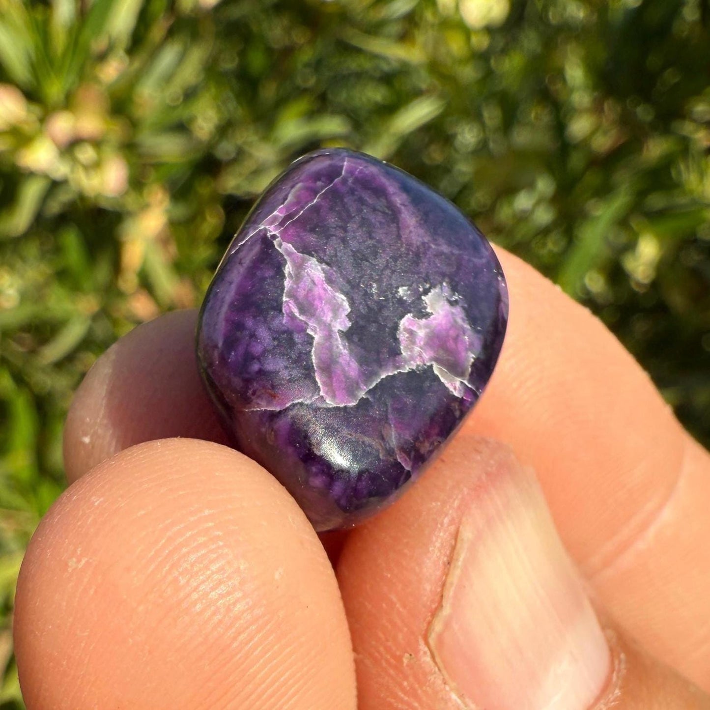 Sugalite Specimen, Polished Sugalite, Rare Sugalite, Inner Peace, South African, Reiki Energy Work, Authentic Sugalite, 5.47 grams