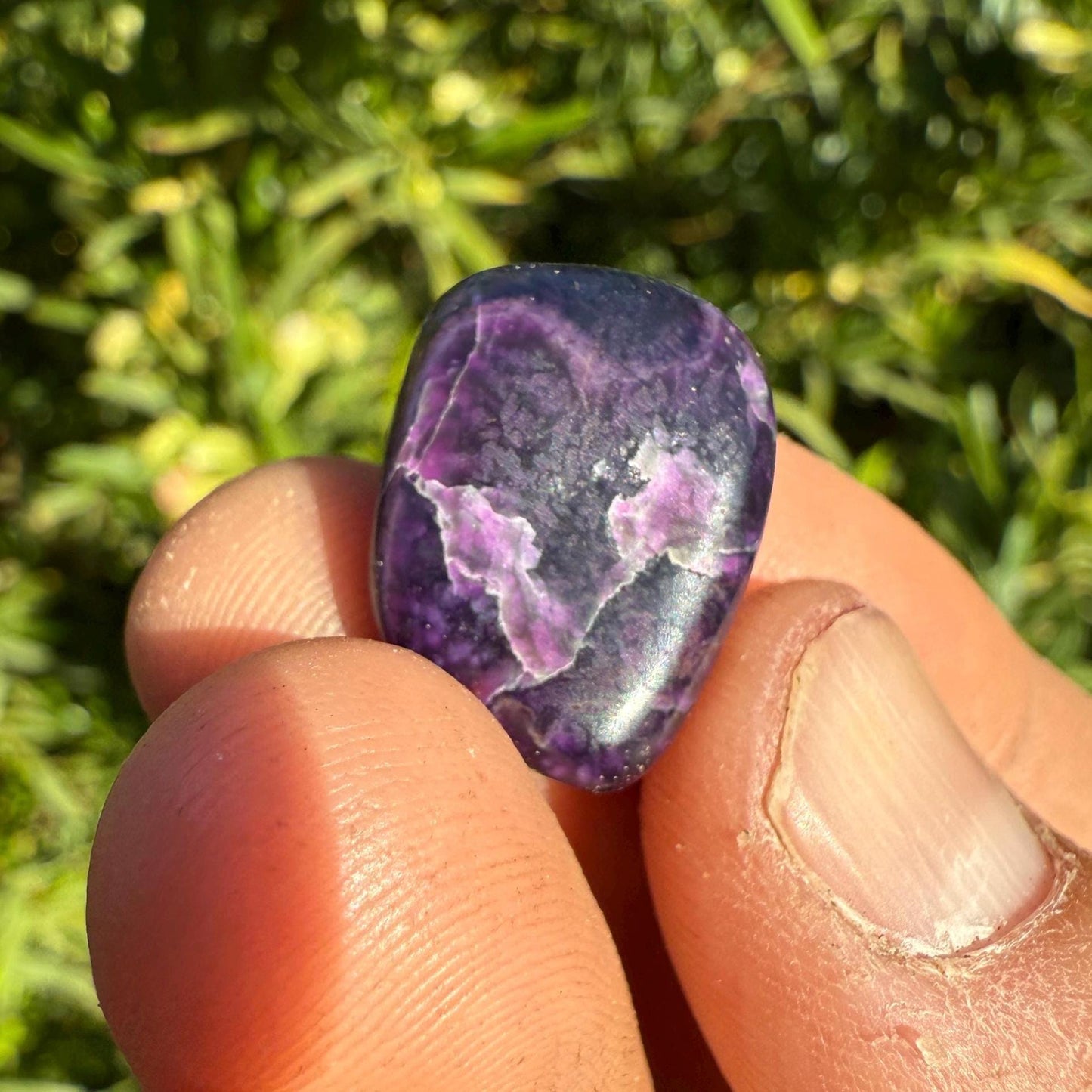 Sugalite Specimen, Polished Sugalite, Rare Sugalite, Inner Peace, South African, Reiki Energy Work, Authentic Sugalite, 5.47 grams