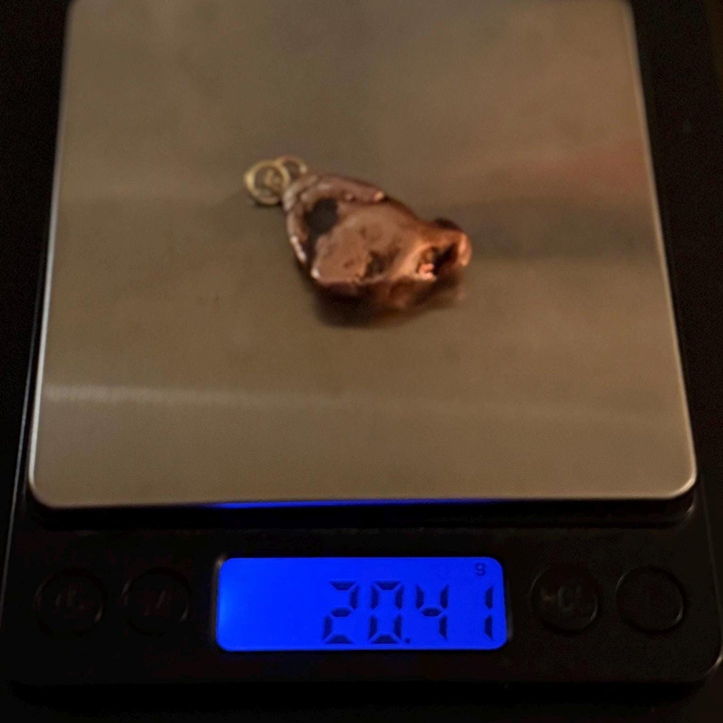 Copper Nugget Pendant, Copper Pendant, Michigan Copper, Michigan Float Copper, Handmade Pendant, Michigan Gift, Copper Jewelry, 20.41 grams