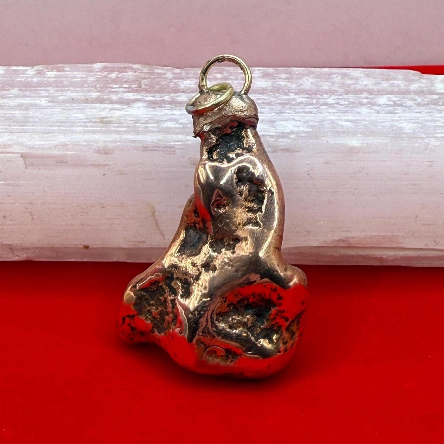 Copper Nugget Pendant, Copper Pendant, Michigan Copper, Michigan Float Copper, Handmade Pendant, Michigan Gift, Copper Jewelry, 33.90 grams