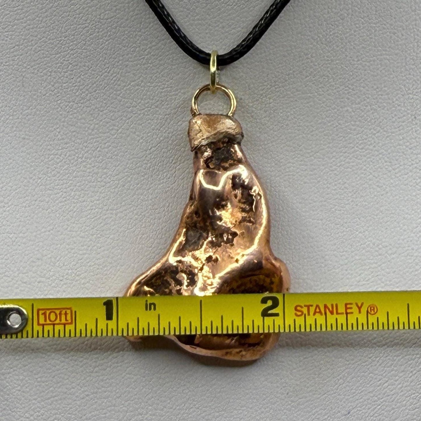 Copper Nugget Pendant, Copper Pendant, Michigan Copper, Michigan Float Copper, Handmade Pendant, Michigan Gift, Copper Jewelry, 33.90 grams
