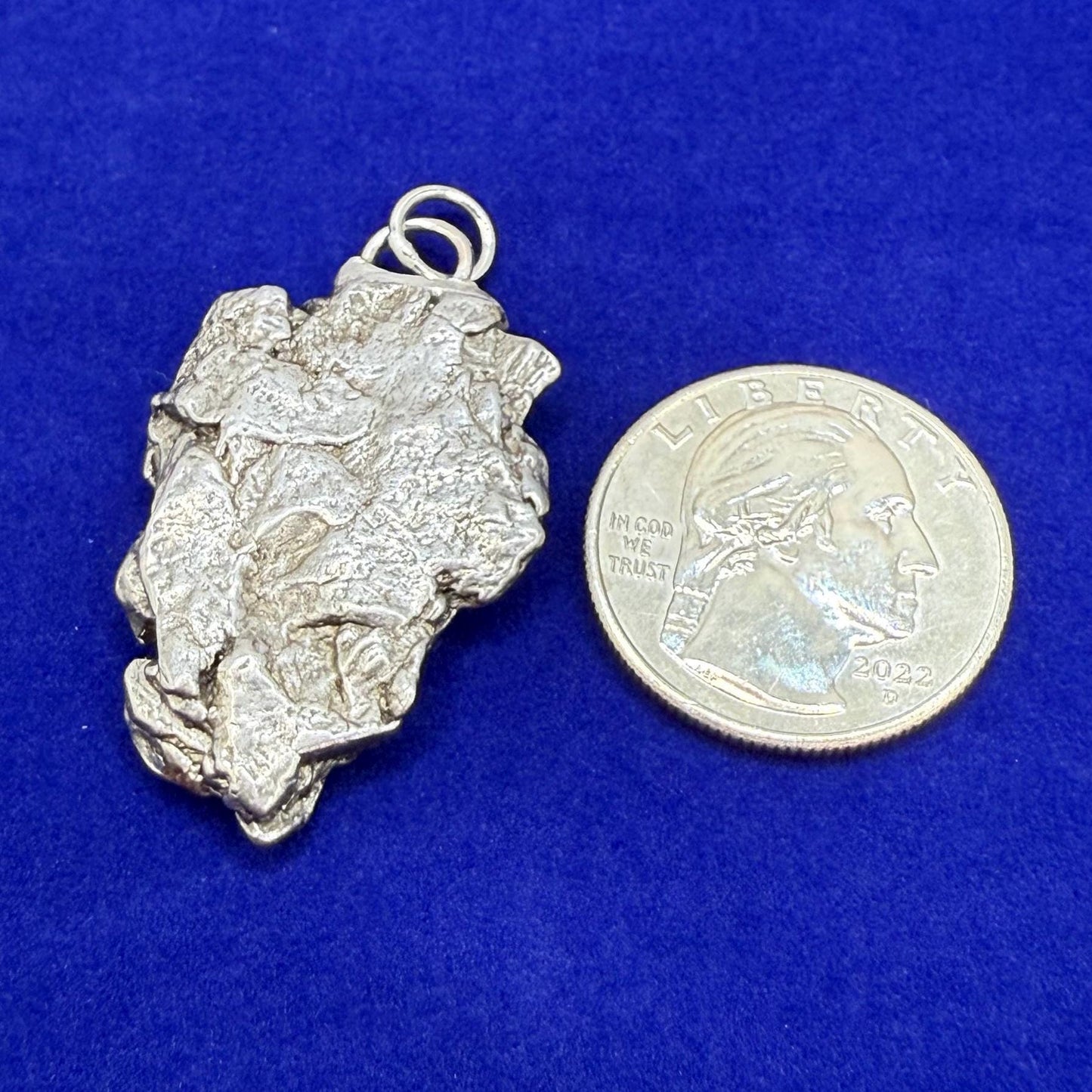 Beautiful Meteorite Campo del Cielo Pendant, 16.99 Grams, Astronomy Gift, Authentic Meteorite, Meteorite Jewelry, Meteorite Pendant, COA