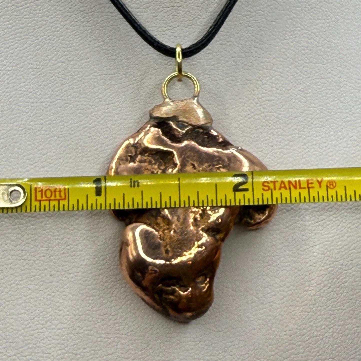 Copper Nugget Pendant, Copper Pendant, Michigan Copper, Michigan Float Copper, Handmade Pendant, Michigan Gift, Copper Jewelry, 38.95 grams
