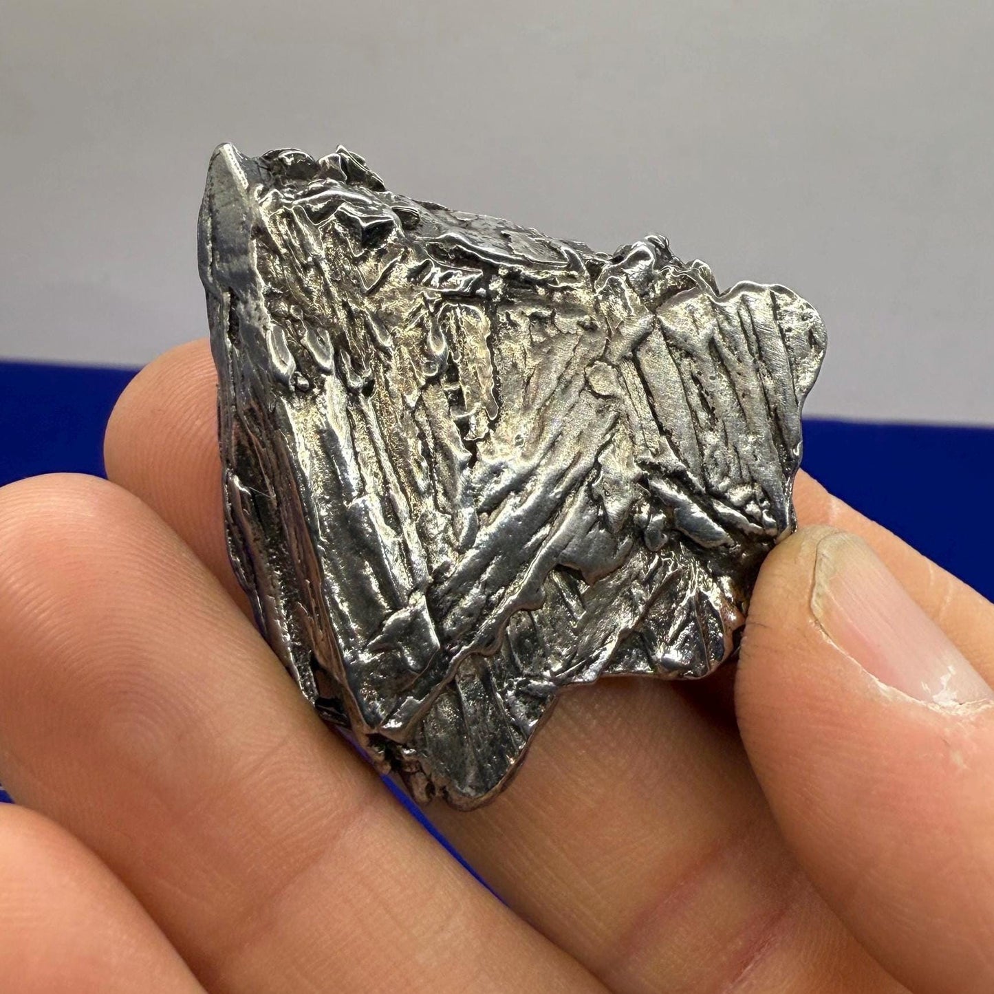 Beautiful Aletai Meteorite Specimen, 47.55 grams, COA, Meteorite Collection, Astronomy Gift, Authentic Iron Meteorite, Space Gift, Space