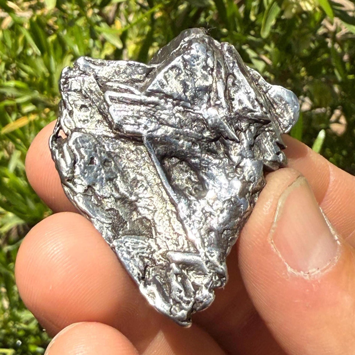 Beautiful Aletai Meteorite Specimen, 47.55 grams, COA, Meteorite Collection, Astronomy Gift, Authentic Iron Meteorite, Space Gift, Space