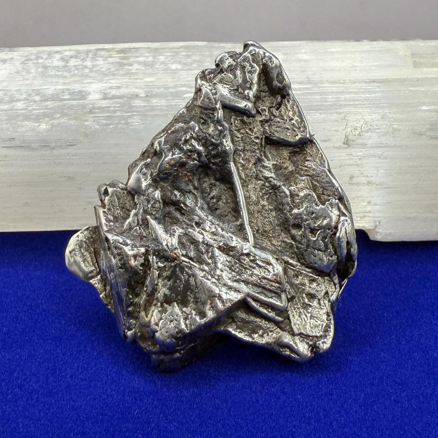 Beautiful Aletai Meteorite Specimen, 47.55 grams, COA, Meteorite Collection, Astronomy Gift, Authentic Iron Meteorite, Space Gift, Space