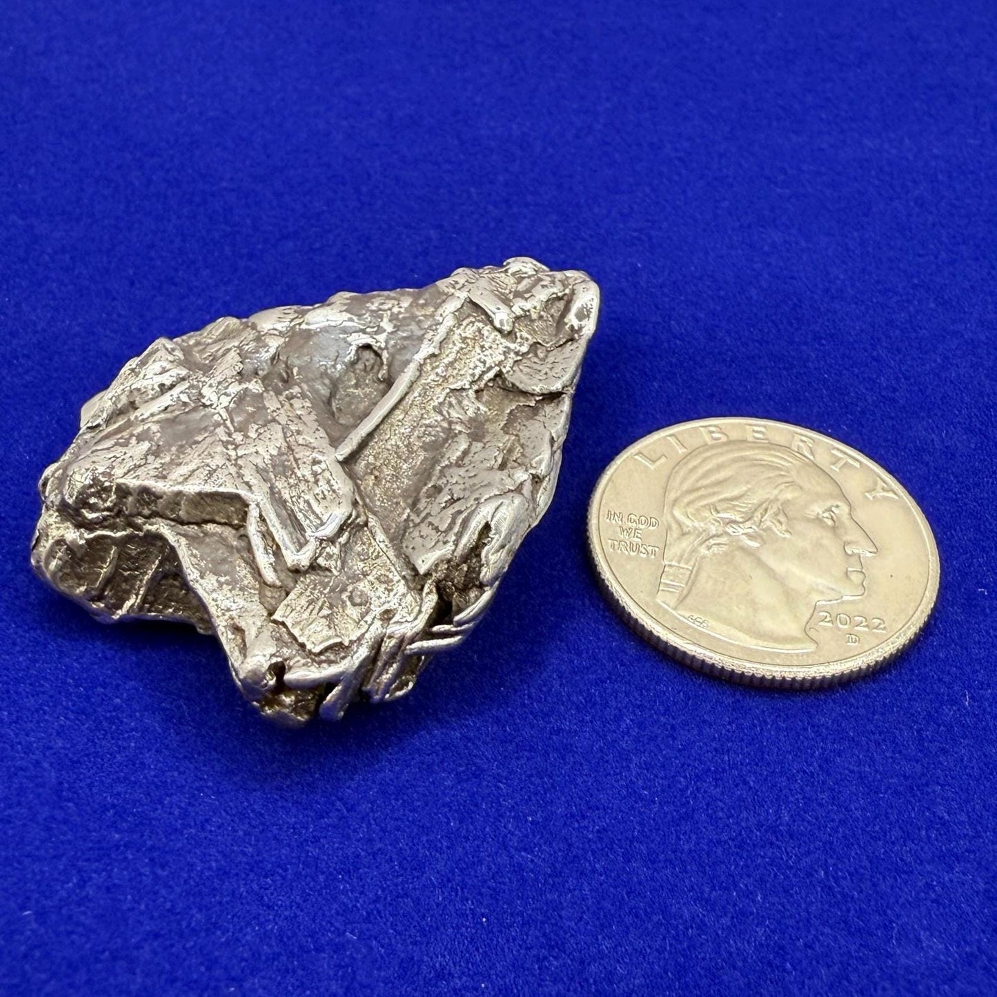 Beautiful Aletai Meteorite Specimen, 47.55 grams, COA, Meteorite Collection, Astronomy Gift, Authentic Iron Meteorite, Space Gift, Space