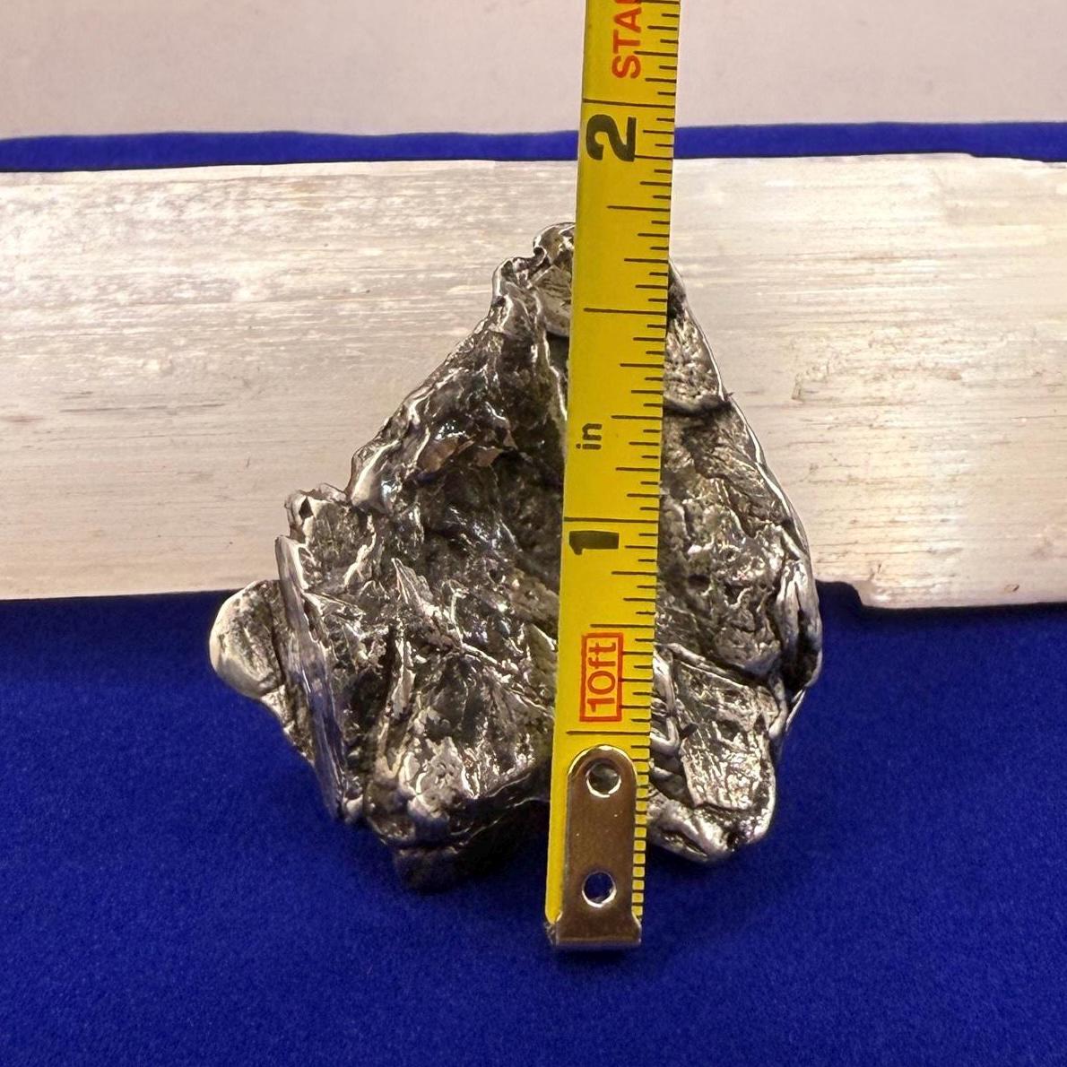 Beautiful Aletai Meteorite Specimen, 47.55 grams, COA, Meteorite Collection, Astronomy Gift, Authentic Iron Meteorite, Space Gift, Space