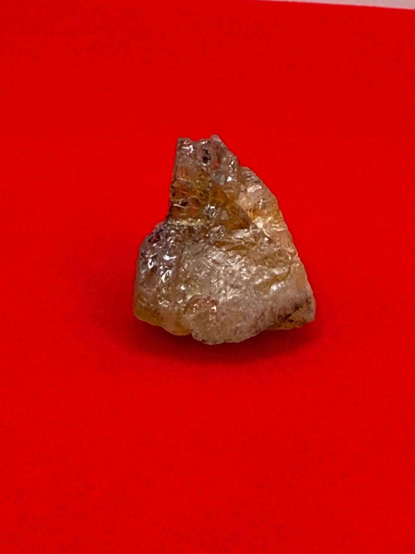 Rare Golden Brazilian Phenacite Crystal 4.20g/21.00 carats, High-Vibration Energy Stone, Spiritual Growth, Transformation and Meditation