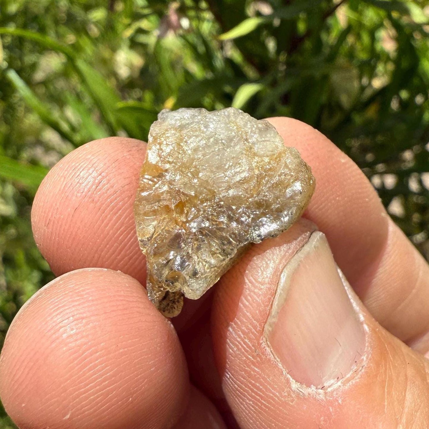 Rare Golden Brazilian Phenacite Crystal 4.20g/21.00 carats, High-Vibration Energy Stone, Spiritual Growth, Transformation and Meditation